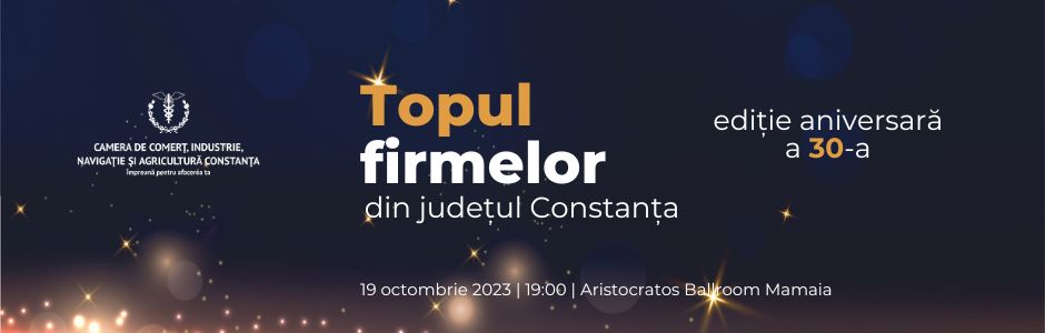 Topul Județean al Firmelor din Constanța, 2022