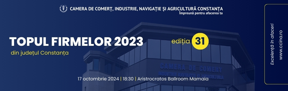 Topul Județean al Firmelor din Constanța, 2022