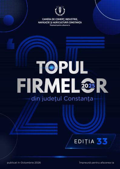 Catalogul Topul Firmelor din Județul Constanța 2026, gratuit pentru membrii CCINA